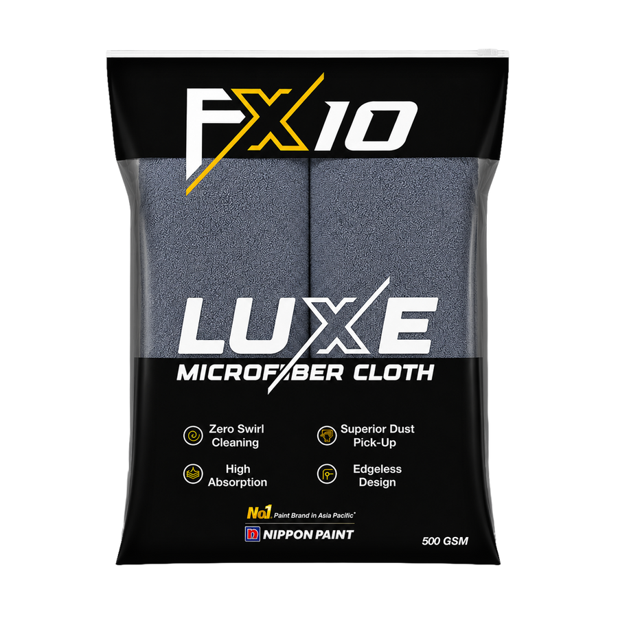 Nippon Paint FX10 Luxe Microfibre Cloth 500 GSM Extra Large (35 x 75 CM - Pack of 2)