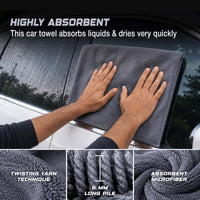 Nippon Paint FX10 Luxe Microfibre Cloth 500 GSM Extra Large (35 x 75 CM - Pack of 2)
