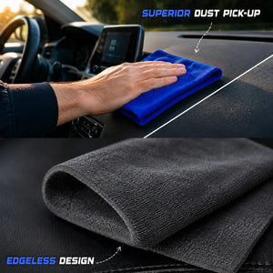 Nippon Paint FX10 Luxe Microfiber Cloth 350 GSM 40×40 (Pack of 3)
