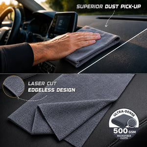 Nippon Paint FX10 Luxe Microfibre Cloth 500 GSM Extra Large (35 x 75 CM - Pack of 2)