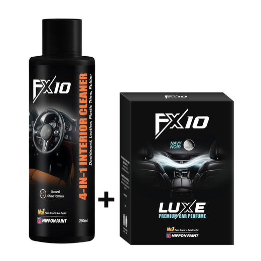 FX10 Cabin Care & Freshness Combo | Navy Noir 170 g + Interior Cleaner 250 ml